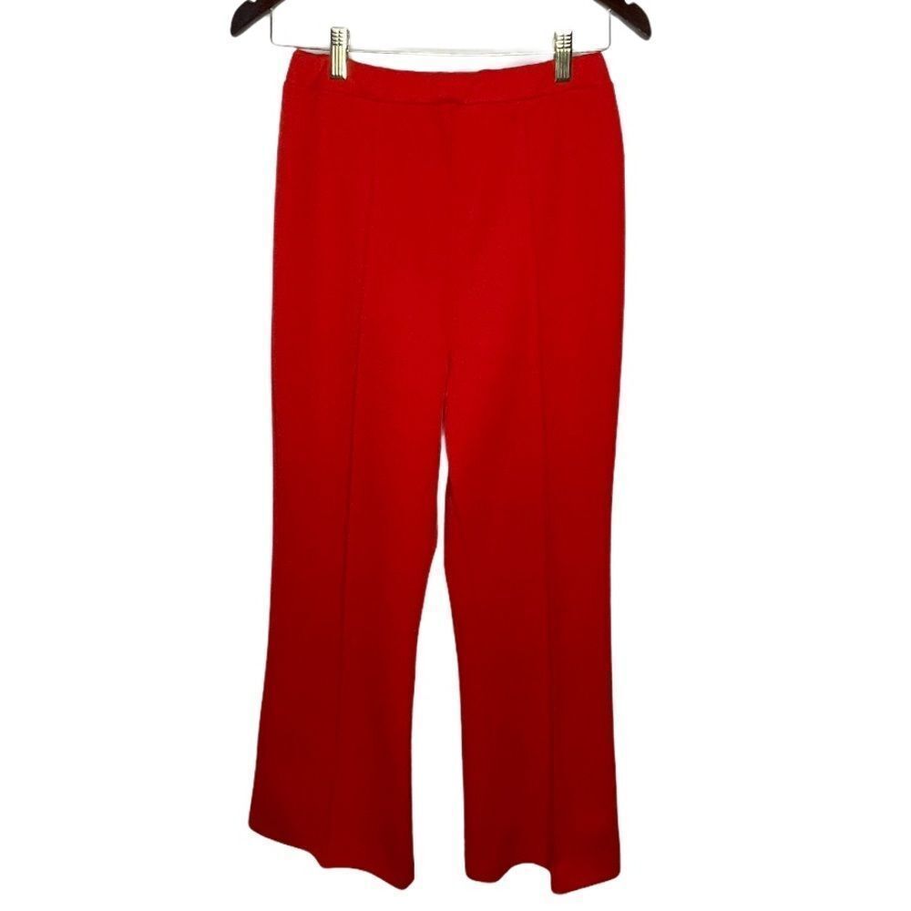 Vintage Polyester Pants Red‎